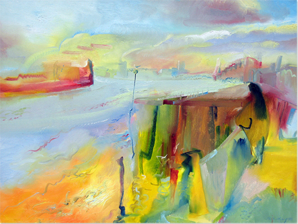 The Thames from Narrow Street.