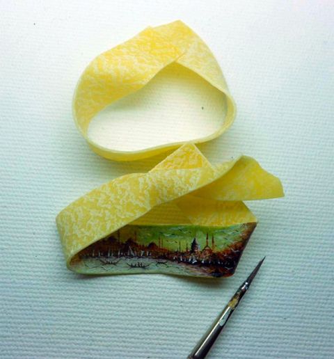 Paints on Butterfly Wings,snail shell, lemon peel, coffee beans